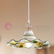 GIRASOLE Sospensione Ceramica d. 32 Rustica Country