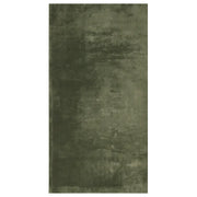 Tappeto del soggiorno | Tappeto Pelo Corto HUARTE Morbido Lavabile Verde Bosco 60x110cm