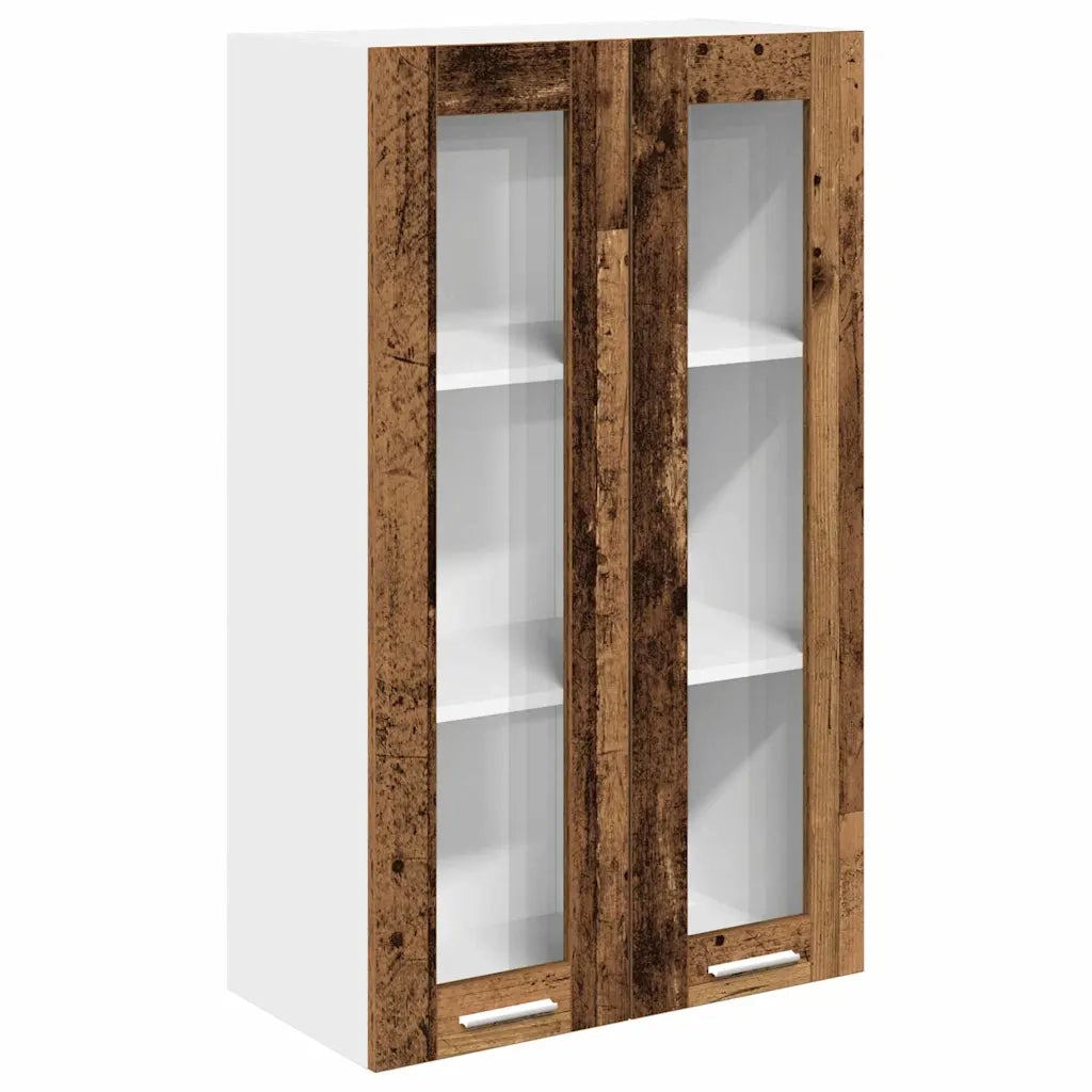 Armadio pensile con porta Legno vecchio 60 x 31 x 100 cm 884392