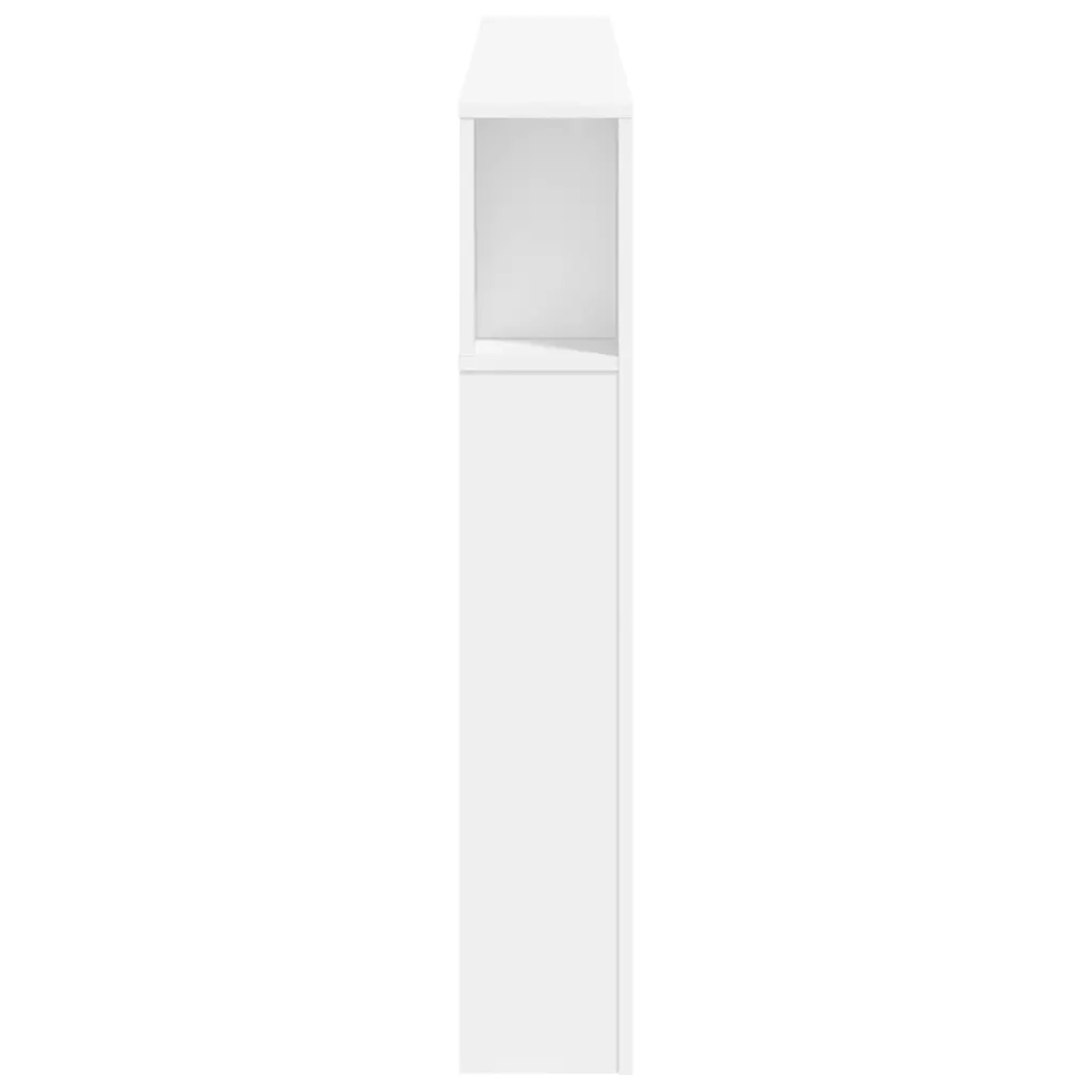 Testiera LED Bianca 160x18,5x103,5 cm Legno Multistrato 837351