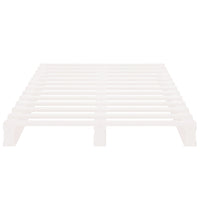 Giroletto senza Materasso Bianco 75x190 Legno Massello di Pino