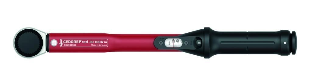 Gedore R68900100 GEDORE red Chiave dinamometrica con attacco 1-2'' e campo di taratura 20-100 Nm colore Nero