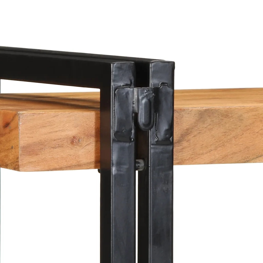 Mensola da Parete 70x33x35 cm Legno Massello di Acacia 4017484