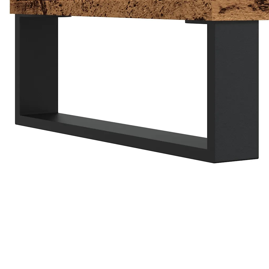 Mobile Porta TV Legno Antico 100x35x55 cm in Legno Multistrato