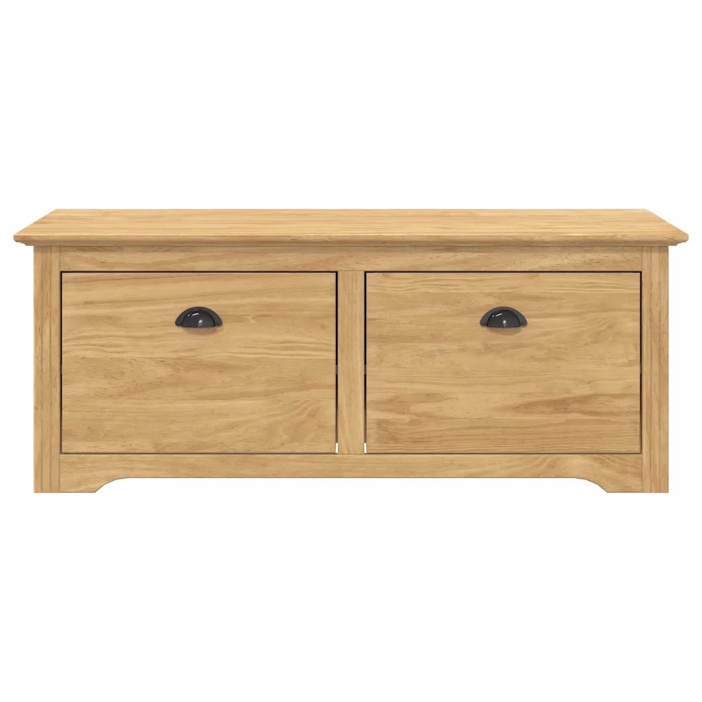 Panchina per corridoio BODO Marrone miele 118 x 40 x 50 cm