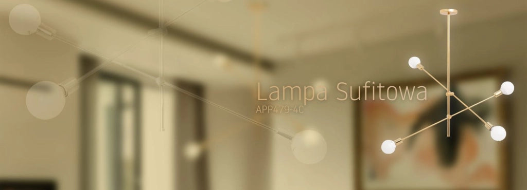 Lampada Da Soffitto Pernsile Due Braccia Regolata APP479-4C