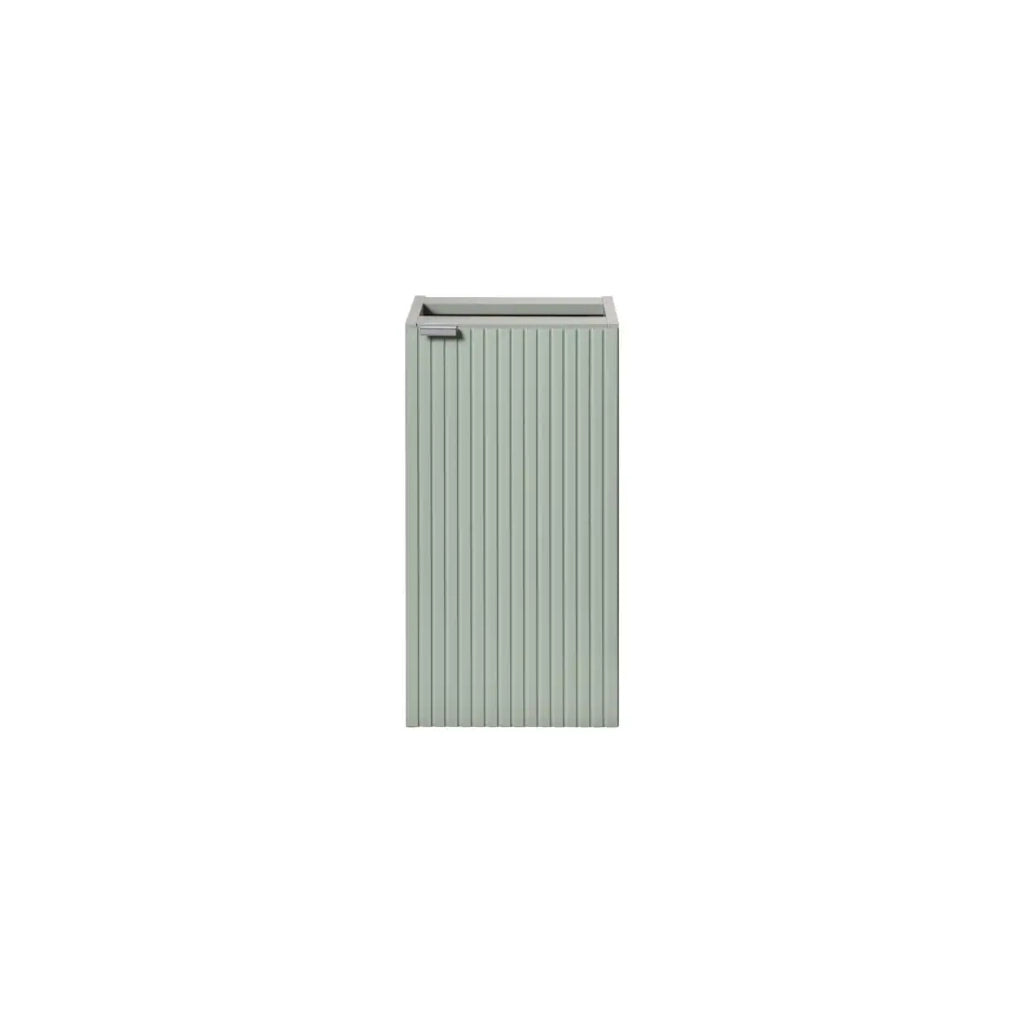Mobile da bagno ELVINA – 1 porta – H57 cm – Verde salvia pastello – Sospeso