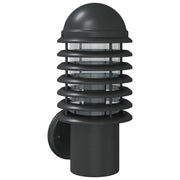 Applique da esterno versatile di design per giardino 15 x 15 x 33,5 cm acciaio inox nero 02_0056571