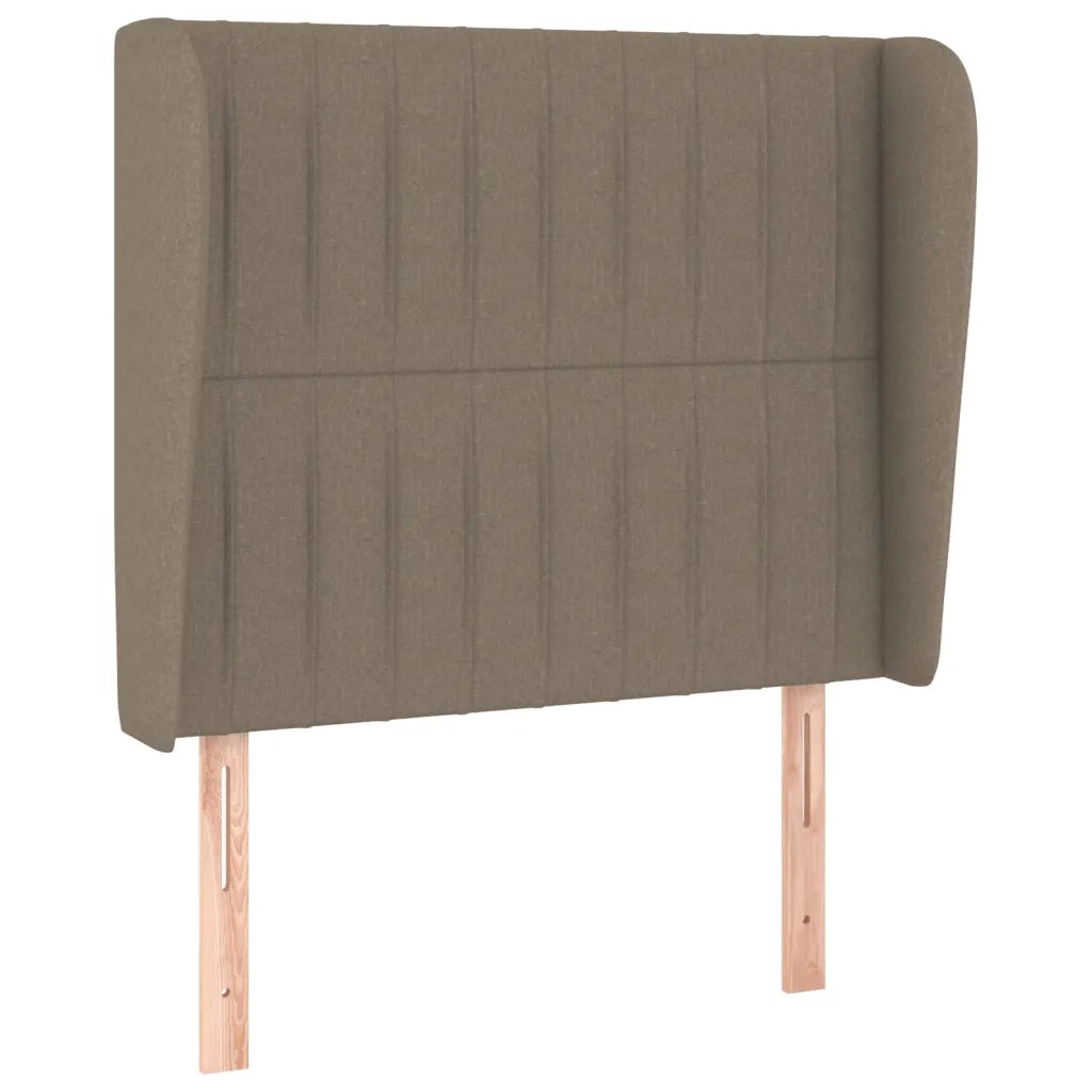 Giroletto a Molle con Materasso Tortora 90x190 cm in Tessuto