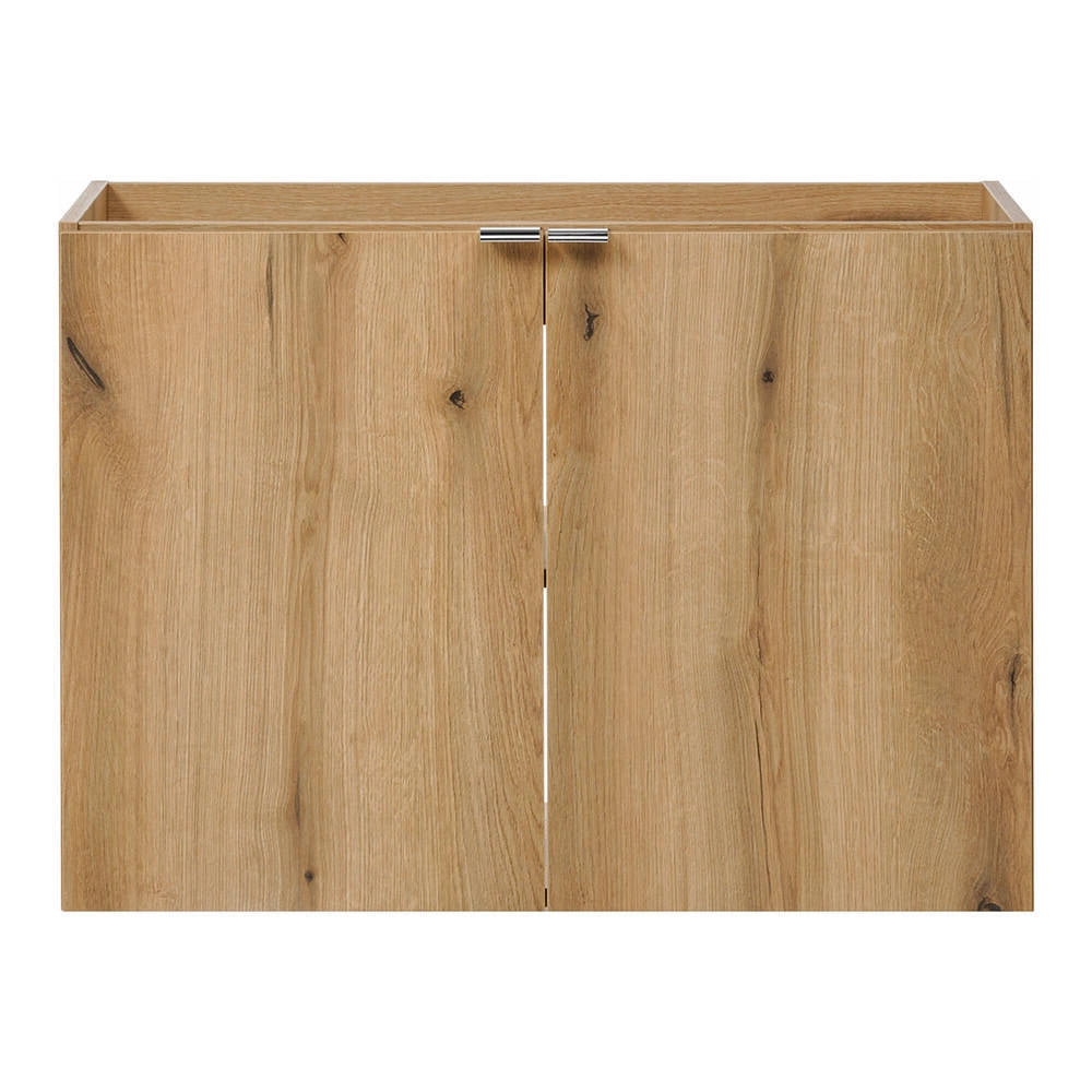 Armadio Pensile Sottolavabo NEWPORT con Lavandino 80x57x39 cm Effetto Rovere [en.casa]