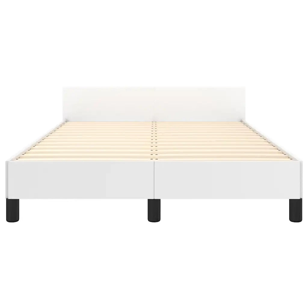 Giroletto senza Materasso Bianco 120x190 cm Similpelle 3270549