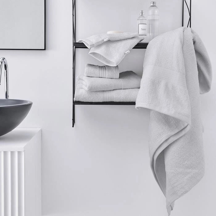 2 asciugamani bagno TODAY 50x90 + 2 teli bagno 70x130 cm 100% Cotone - Gesso