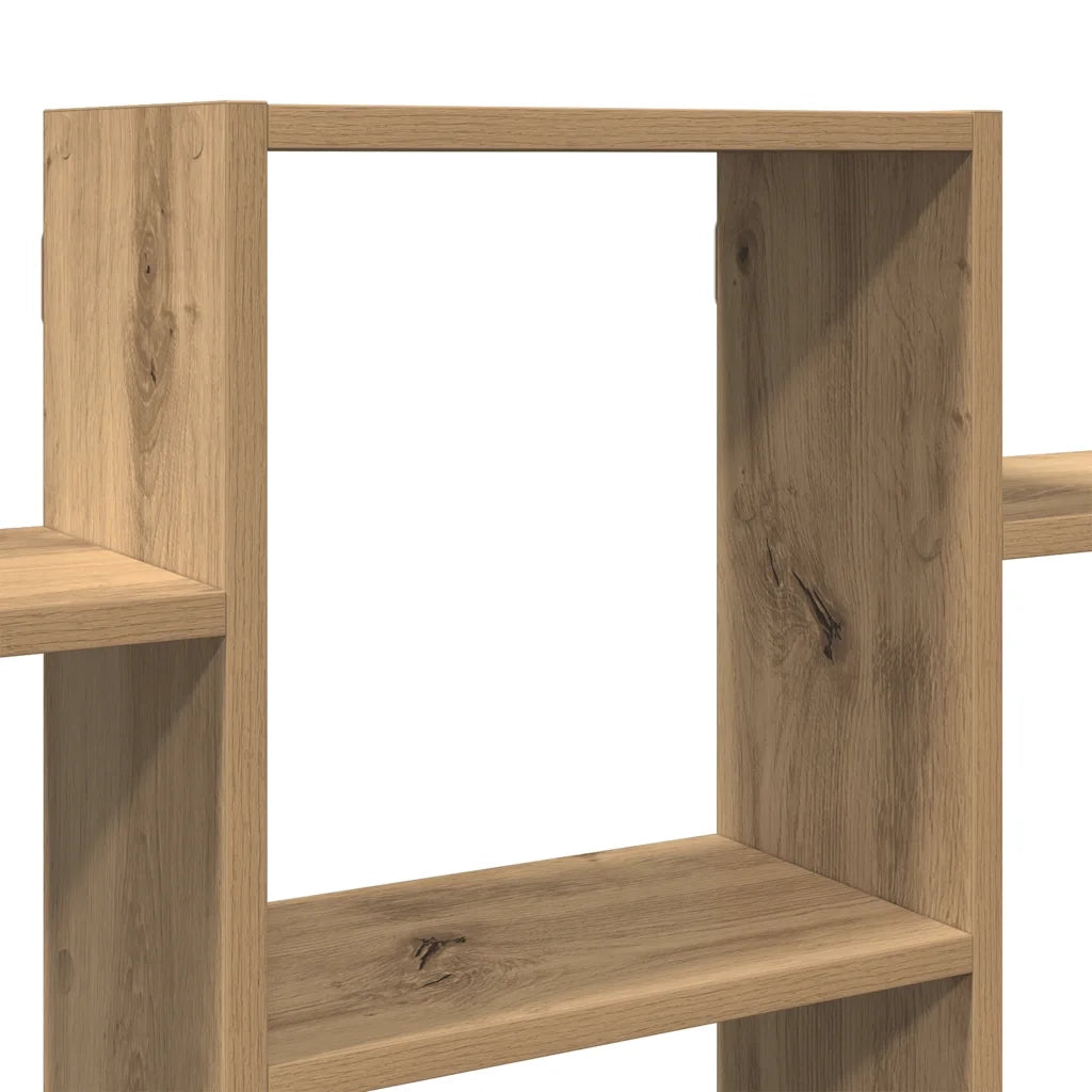 Scaffale a Parete Rovere Artigianale 159x18x66 cm in Truciolato 853307