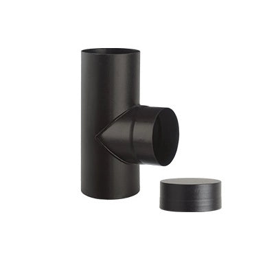 RACCORDO T 90 D.120MM ARREDO TAPPO SPESSO 2MM