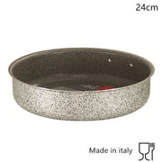 Trade Shop - Tortiera In Alluminio Antiaderente Antigraffio ø16-20-24-28cm Stampo Per Torte Dolci -    -diametro 24cm   -