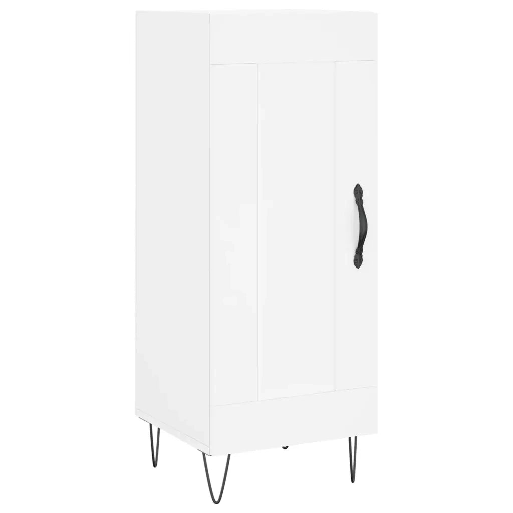 Credenza-Buffet-Armadio da cucina Bianca 34,5x34x90 cm in Legno Multistrato 408628