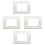 Bticino 4 pezzi placca 3 posti bianca living light lna4803bi in tecnopolimero