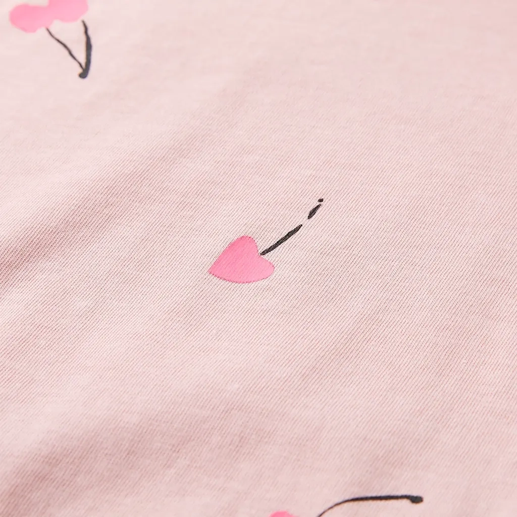 Maglietta da Bambina Rosa Chiaro 116