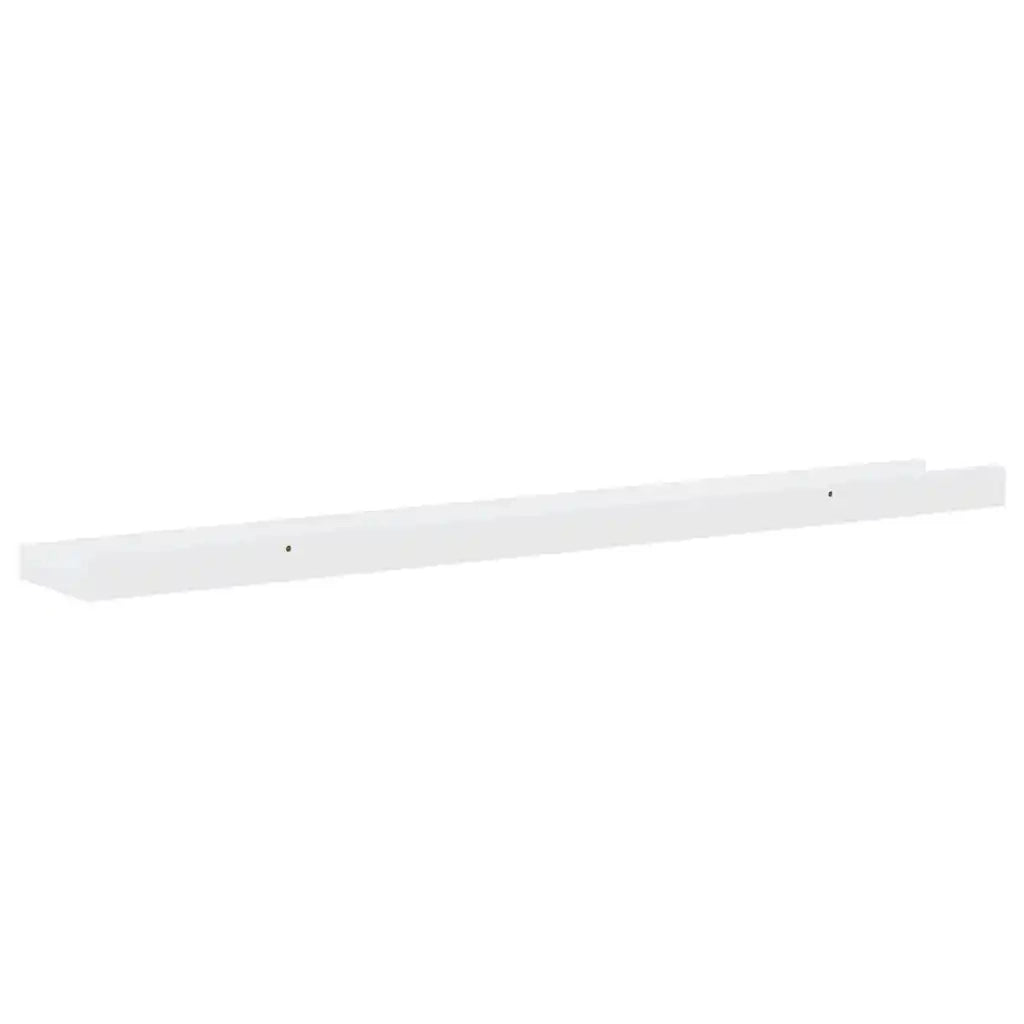 Mensole da Parete 4 pz Bianco Lucido 80x9x3 cm cod mxl 33584