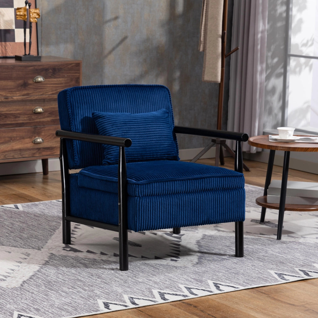 Poltrona Relax con Struttura in Legno e Cuscino Lombare ¨C Xylo ¨C Tessuto