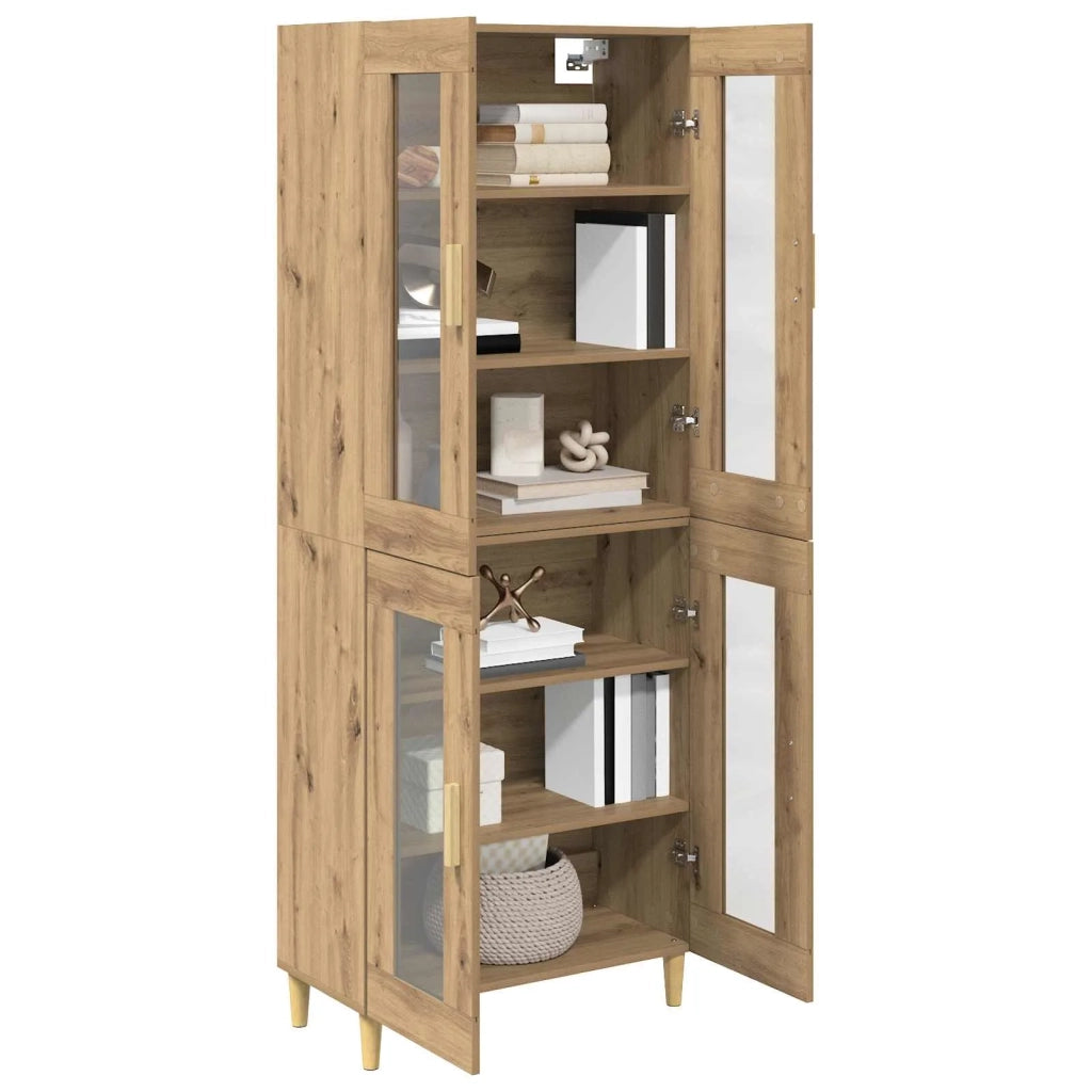 Credenza-Buffet-Armadio da cucina Rovere artigianale 69,5 x 34 x 180 cm 787113