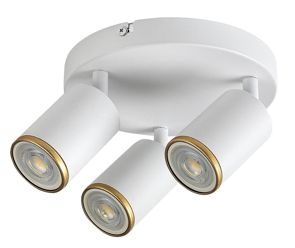 Lampada da soffitto Nolie 3xGU10 bianca metallo Rabalux