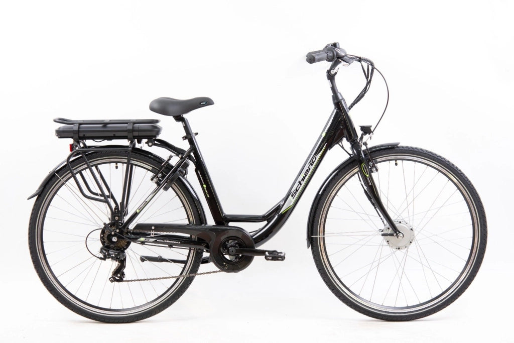 F.LLI SCHIANO E-MOON 28'' Bicicletta Elettrica da CittÃ , con Pedalata Assistita 250W, Unisex Adulto, Batteria Rimovib