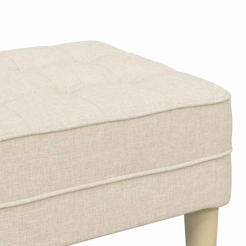 panchina con cuscino Tela 113 x 57 x 39 cm Tessuto CFW9917658