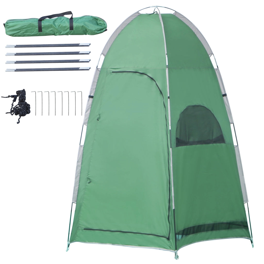Tenda da Doccia con Ingresso a Cerniera ¨C zephmum ¨C Verde 122x122x213 cm