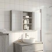 Set di Armadi da Bagno con porta 3 pcs 120 x 10,5 x 60,5 cm 3403733