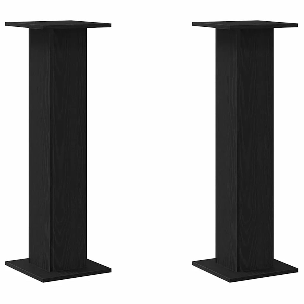 Supporto per piante 2 pz Rovere Nero 30 x 30 x 95 cm 3345110
