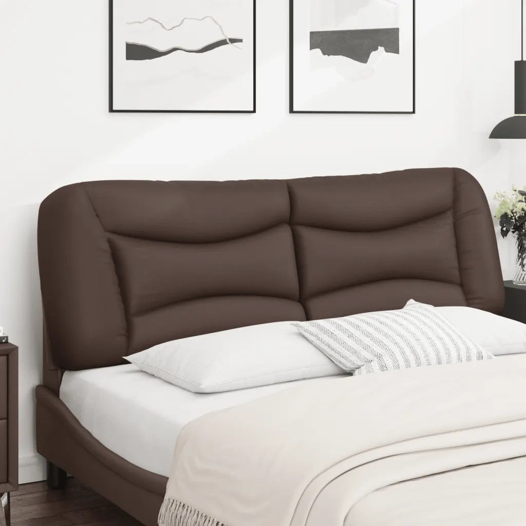 Cuscino Testiera Hvar Marrone 160 cm in Similpelle CFW2062993