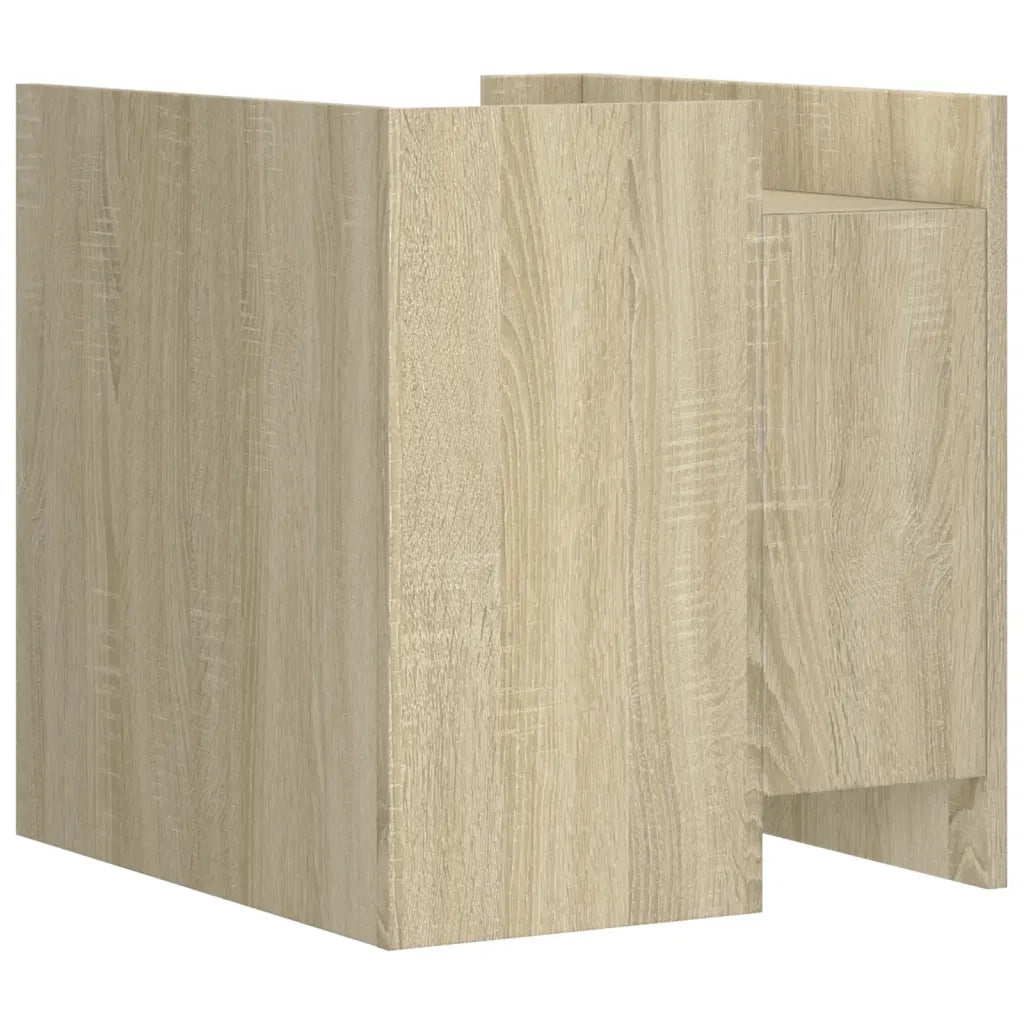 Comodino Rovere Sonoma 45x50x50 cm in Legno Multistrato 848292