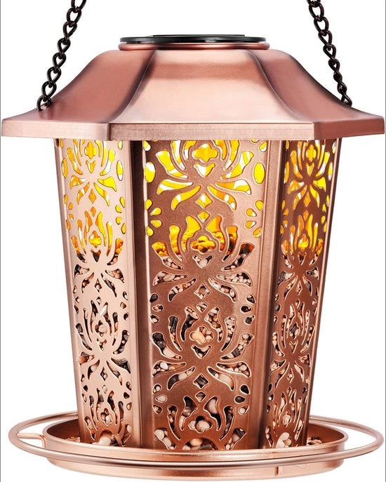 Vogelvoederhuisje Metallico per Esterni per Uccelli da Appendere Weerbestendente per Esterno per Uccelli con Modello 12345, Codice 45678, Dimensioni 70x30x50 cm, Materiale Acciaio Inox, Peso 3,5 kg.