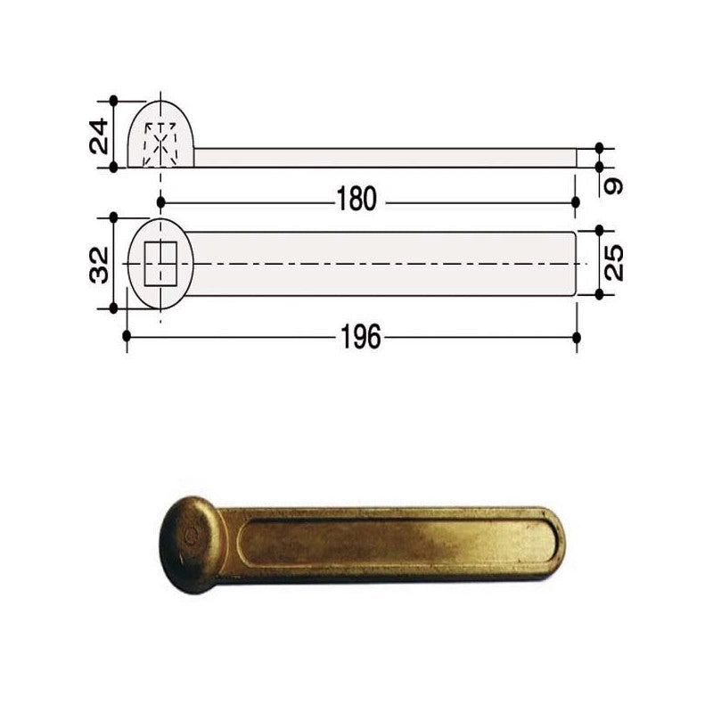 Braccio Chiudiporta 7100 Inf Ventola Ma0002 Mab