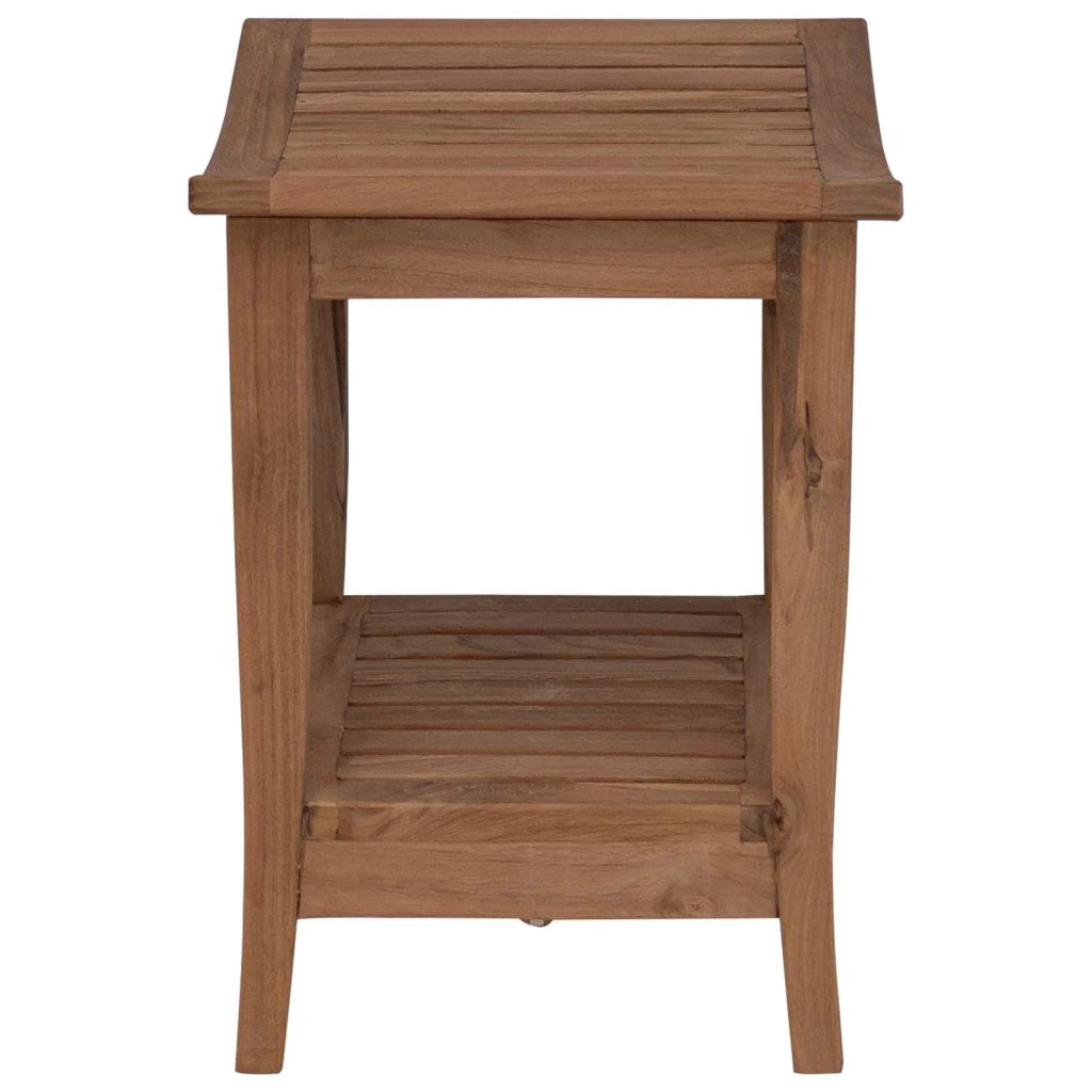 Tavolo Laterale da Bagno Naturale 50 x 35 x 45 cm 42024273