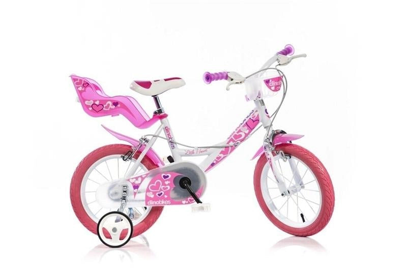 BICICLETTA DA BAMBINA MY LITTLE HEART DA 14 '' SERIE 24 LH