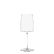 Zafferano Calice Ultralight per vini bianchi e rossi giovani, design squadrato in vetro sonoro superiore, capacità 61 cl, set da 2 pezzi, trasparente