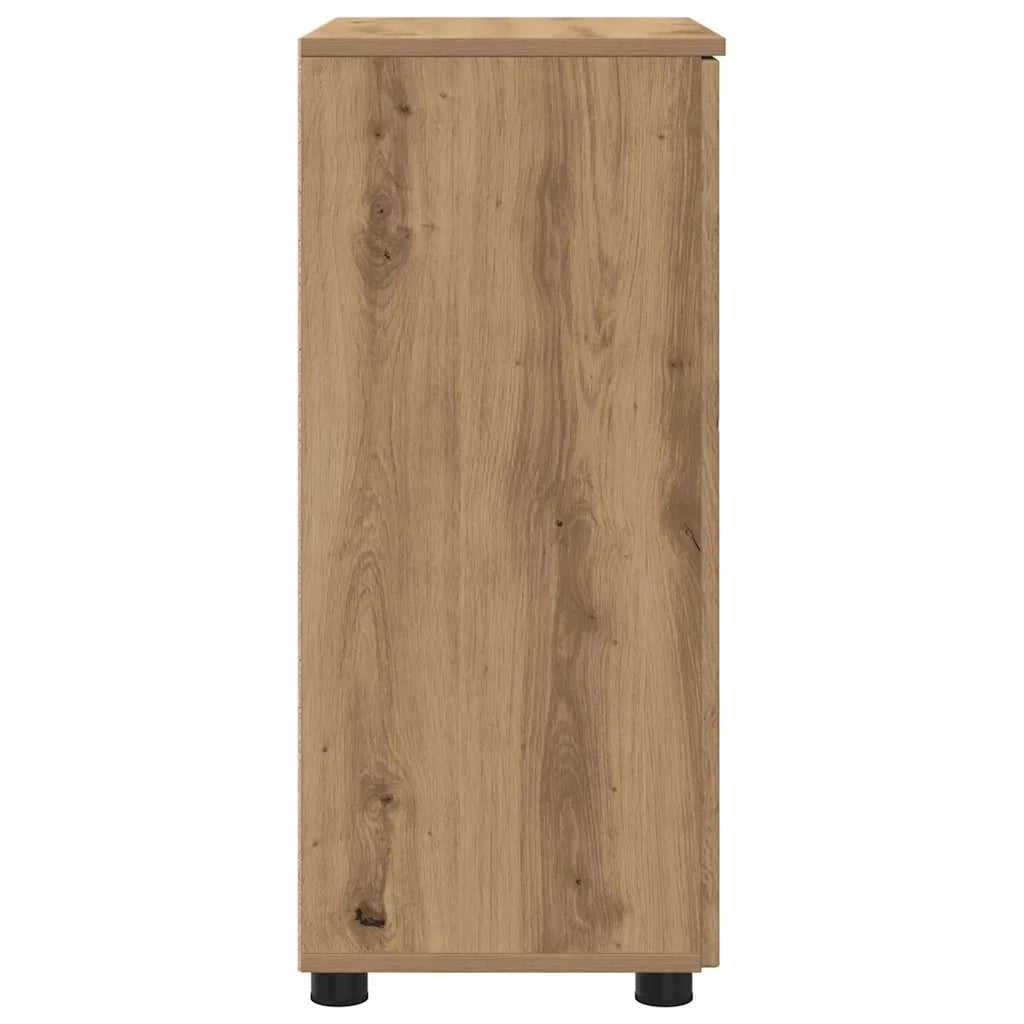 Mobile da Bagno con porta Rovere artigianale 60 x 35 x 80 cm 883313