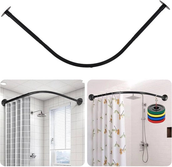 Stang per tenda doccia L regolabile - senza perforazione - 90-130 cm