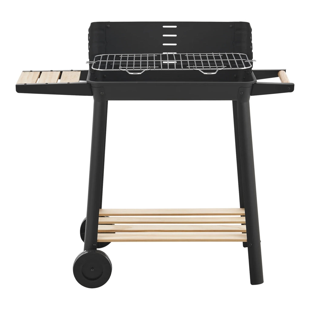Carrello barbecue 78 x 86 x 30 cm per carbone naturale nero 03_0009210