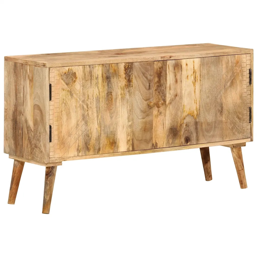 Credenza | Madia | Buffet da pranzo | Armadio da pranzo in Legno Massello di Mango 110x30x60 cm