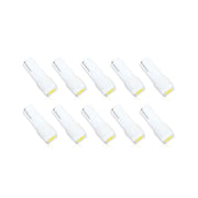 10 Lampadine LED T5 12V W1.2W Bianche 6000K SMD 5050 per Cruscotto Auto Moto