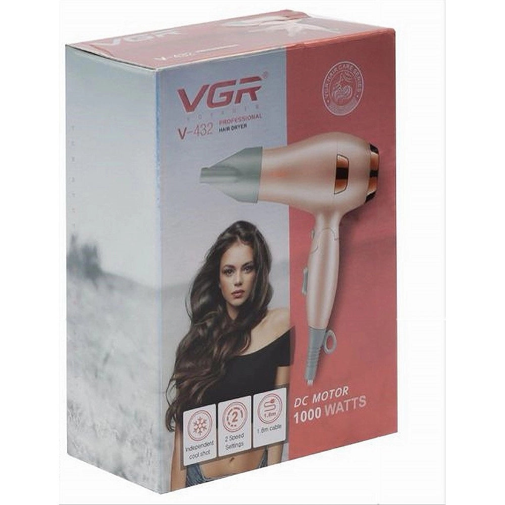 Trade Shop - Hair Dryer Professionale Asciugacapelli Vgr V-432 – Parrucchiere Shop Pro - Rosa