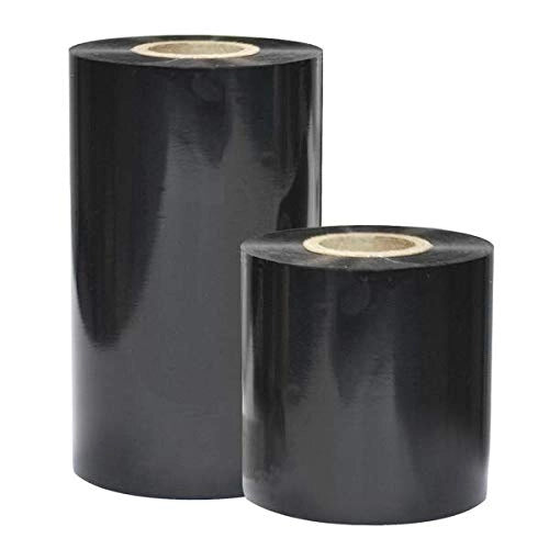 NASTRO TERMOGRAFICO IN RESINA 110X300 MM DIAMETRO 25MM IN COLORE NERO