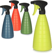 4 x annaffiatoi per fiori, flaconi spruzzatori con 28/400 avvito per l'irrigazione delle piante, flaconi spruzzatori per diffusione dell'acqua, scelta varia, 4 pezzi, blu/oliva/verde/rosa