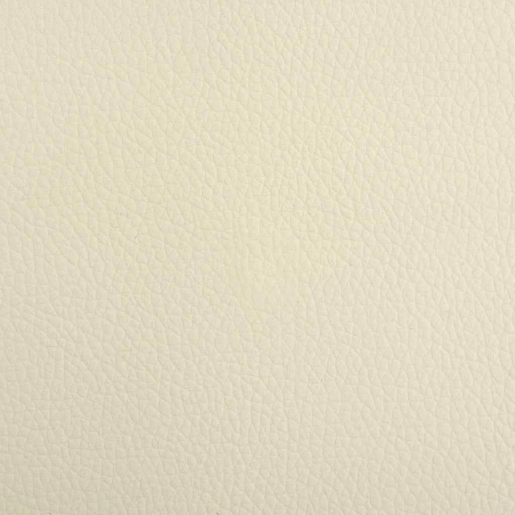 Cuccia per cani a forma di cesto comoda 50 x 40 x 30 cm in similpelle color crema 02_0042672