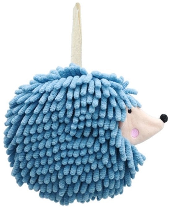 Palline di asciugamano morbide - Microfibra chenille - Forma di tartaruga - Supporto da appendere - Grande capacità di assorbimento - Decorativo per bagno/camera dei bambini - Asciugamano
