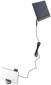 PROIETTORE LED ULYSSE ANTRACITE 10W 1000LM 4000K CON PANNELLO SOLARE E SENSORE DI MOVIMENTO IP54 17,8X14X29CM CAV