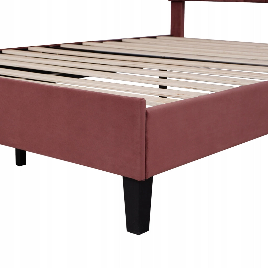 Letto 140x200 - Xylo - Testiera in velluto per ospiti